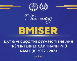 Kết quả cuộc thi olympic tiếng anh trên internet cấp thành phố năm học 2022 - 2023