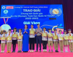 Trao giải kỳ thi Olympic toán học Quốc tế Timo năm học 2022 - 2023